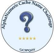 AlphaNumeric Cache Name Challenge - (GC3PQZX)
