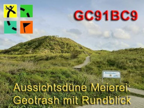 Aussichtsdüne Meierei: Geotrash mit Rundblick - (GC91BC9)